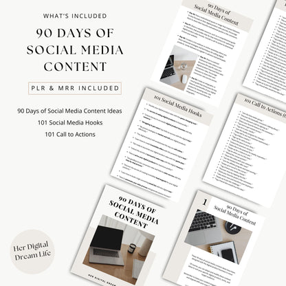 90 Days of Social Media Content