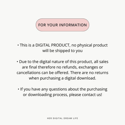 Digital Product Planner