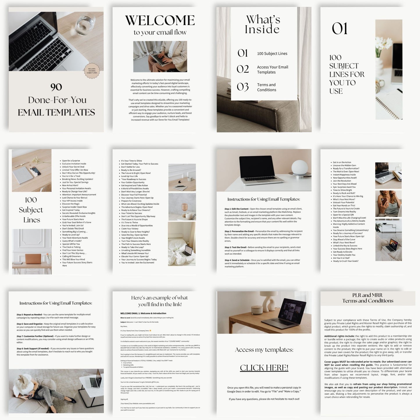 90 DFY Email Marketing Templates