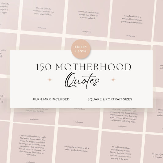 150 Motherhood Quotes Instagram Posts