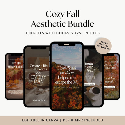 Fall Faceless Reels & Photos Bundle