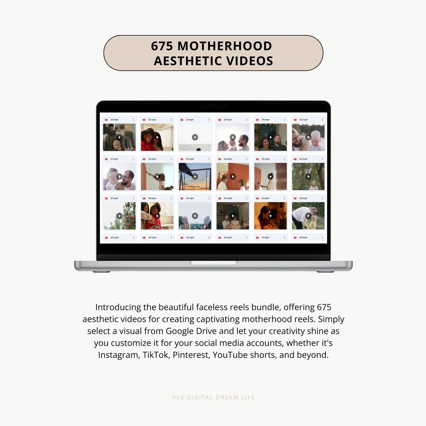 700+ Faceless Motherhood Reels