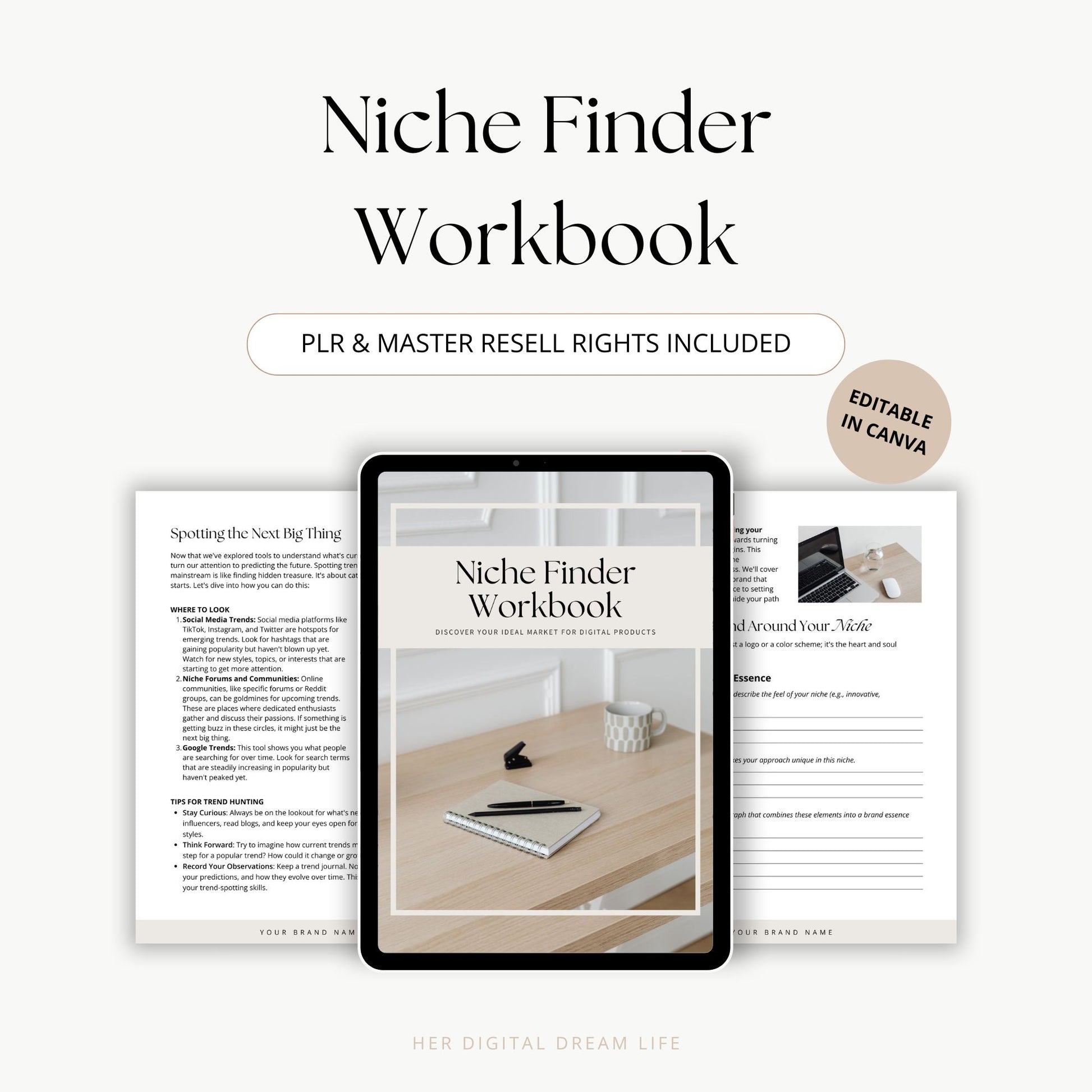 Niche Finder Workbook