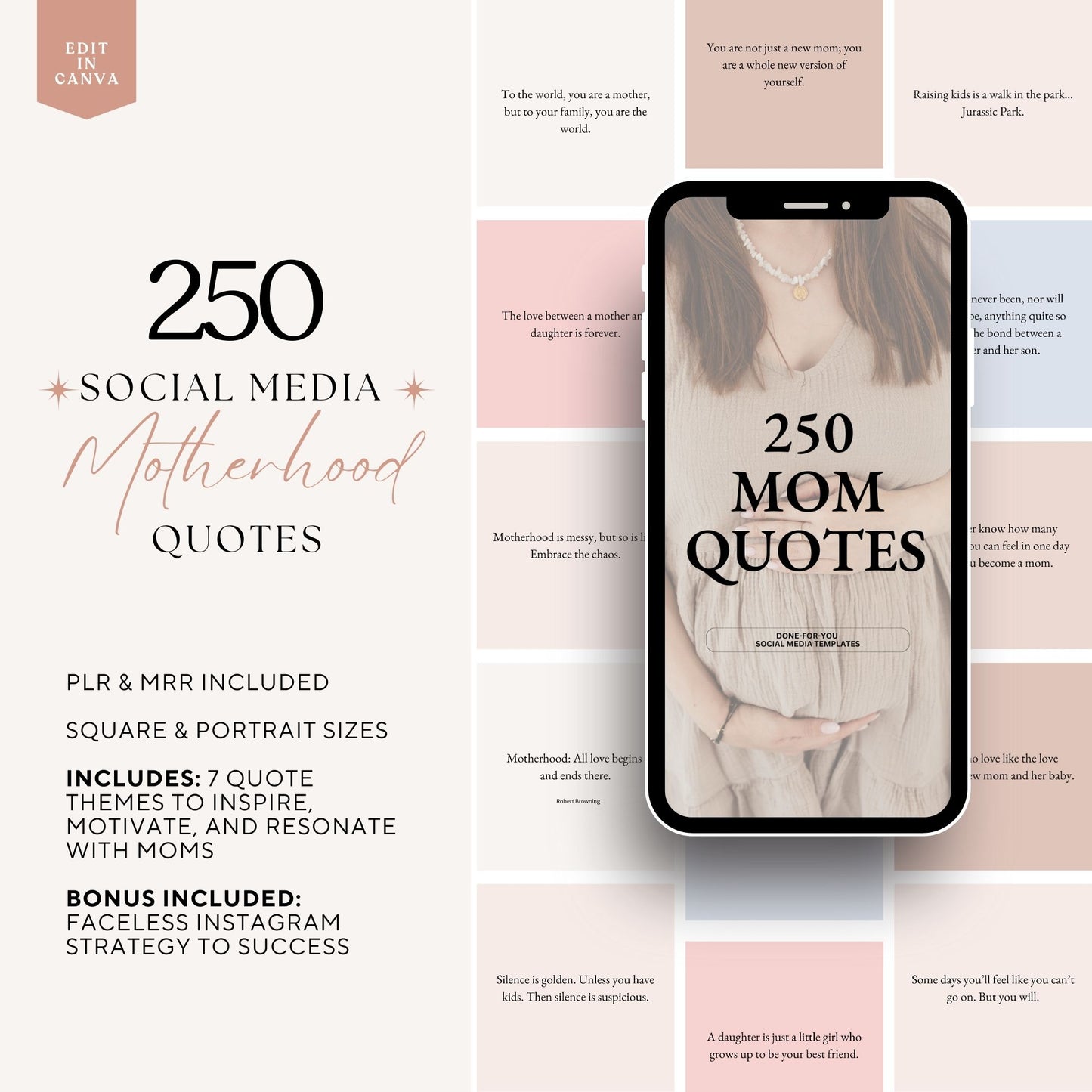 250 Motherhood Quotes for Instagram Posts