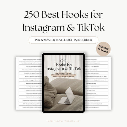 Viral hooks for instagram and tiktok