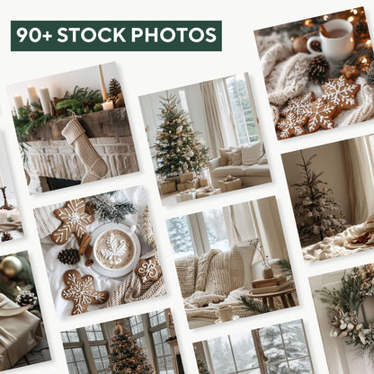 Aesthetic Christmas Reels and Stock Photos